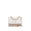 Coach Klare Crossbody Bag Signature Canvas Gold Sand Chalk