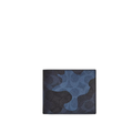 Coach 3-In-1 Wallet In Signature Camo Print Blue Multi