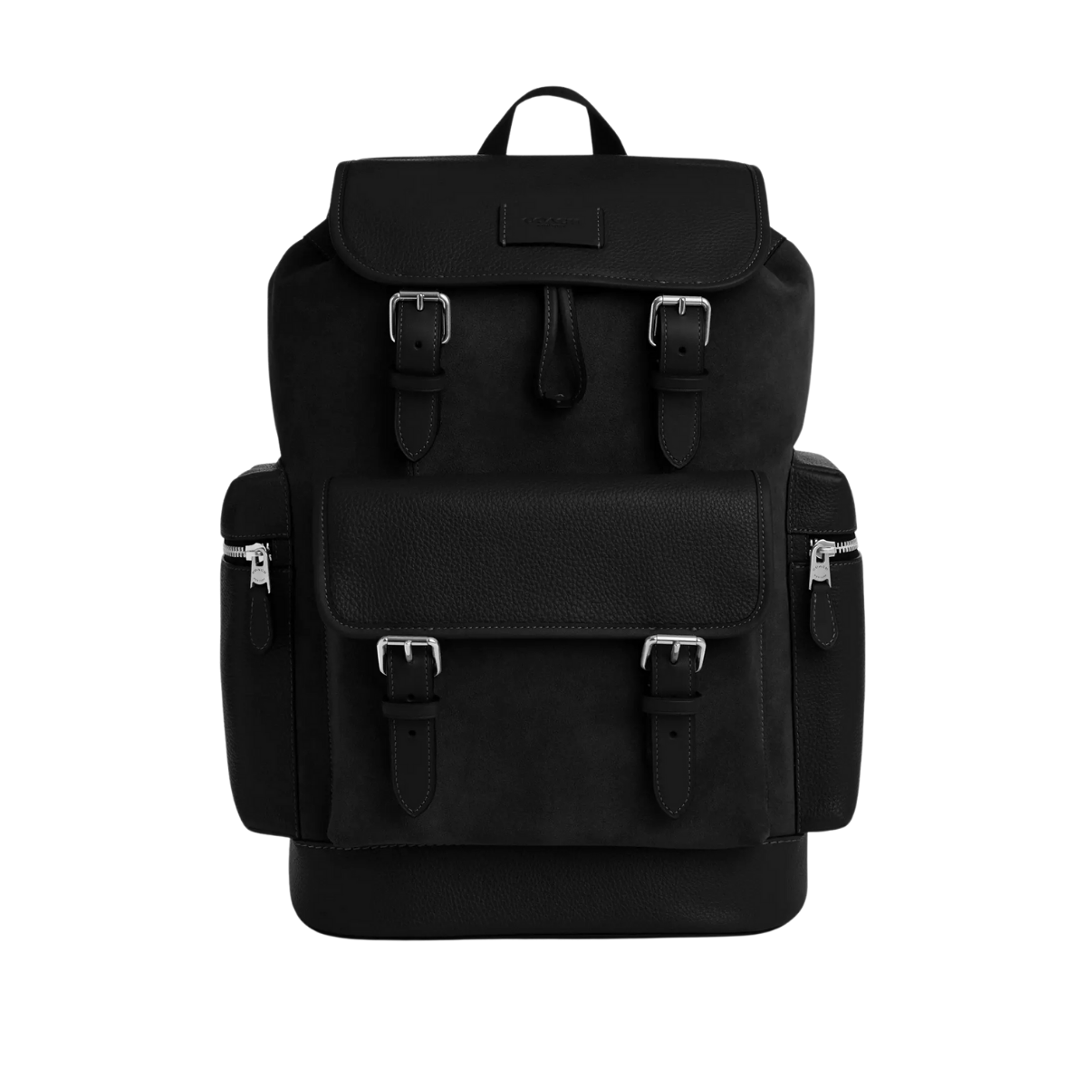 Coach Sprint Backpack Silver Black