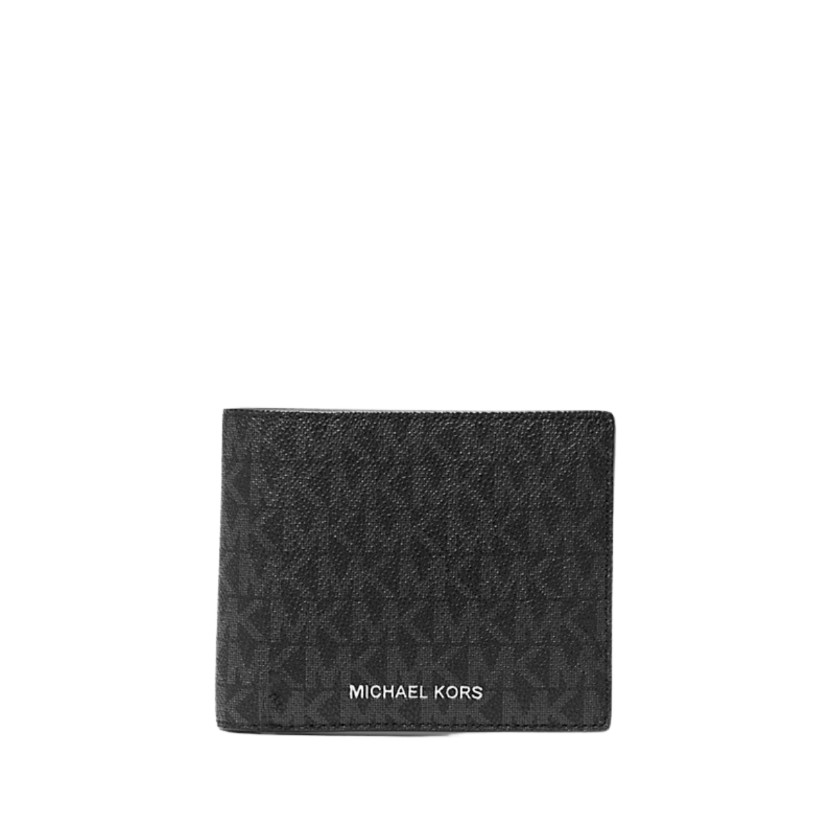 Michael Kors Cooper Logo Billfold Wallet With Passcase Black