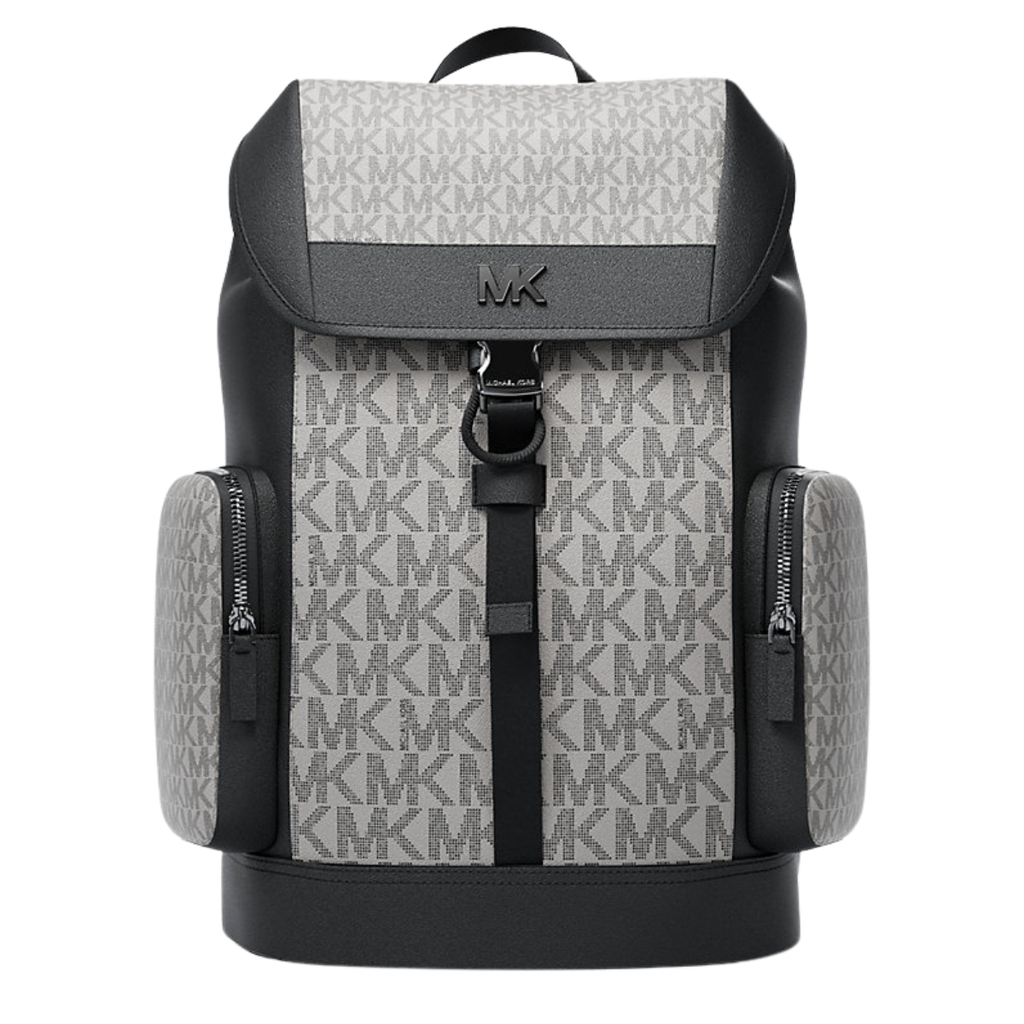 Michael Kors Cooper Medium Signature Logo City Backpack Pg Blk Mul