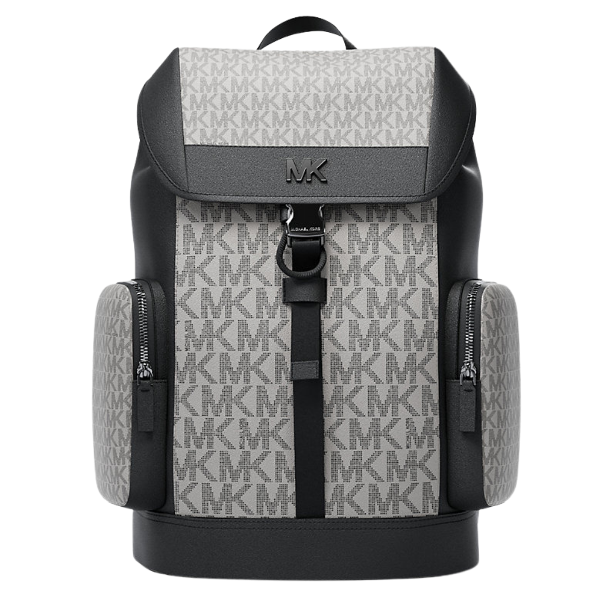 Michael Kors Cooper Medium Signature Logo City Backpack Pg Blk Mul