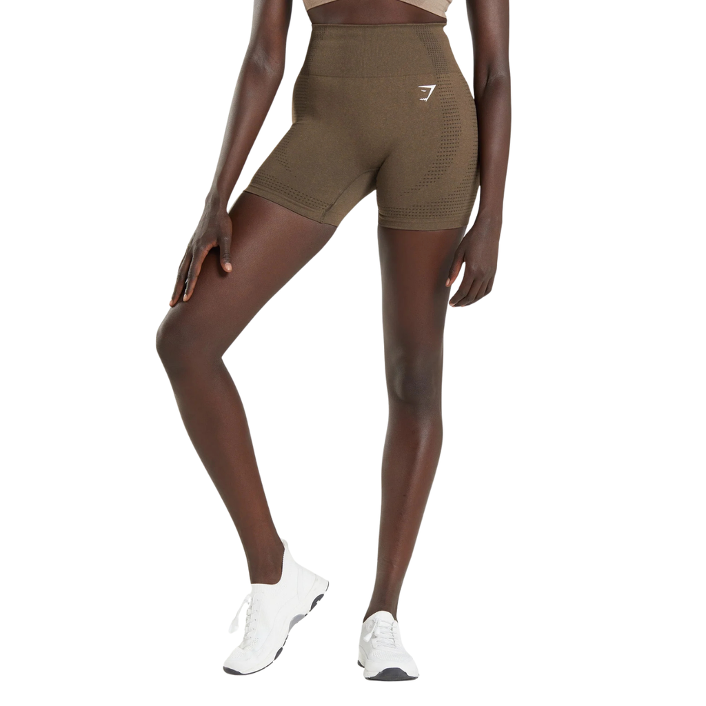 Women's Gymshark Vital Shorts Espresso Marl