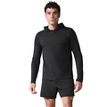 Alo Yoga Conquer Reform Long Sleeve With Hood Black