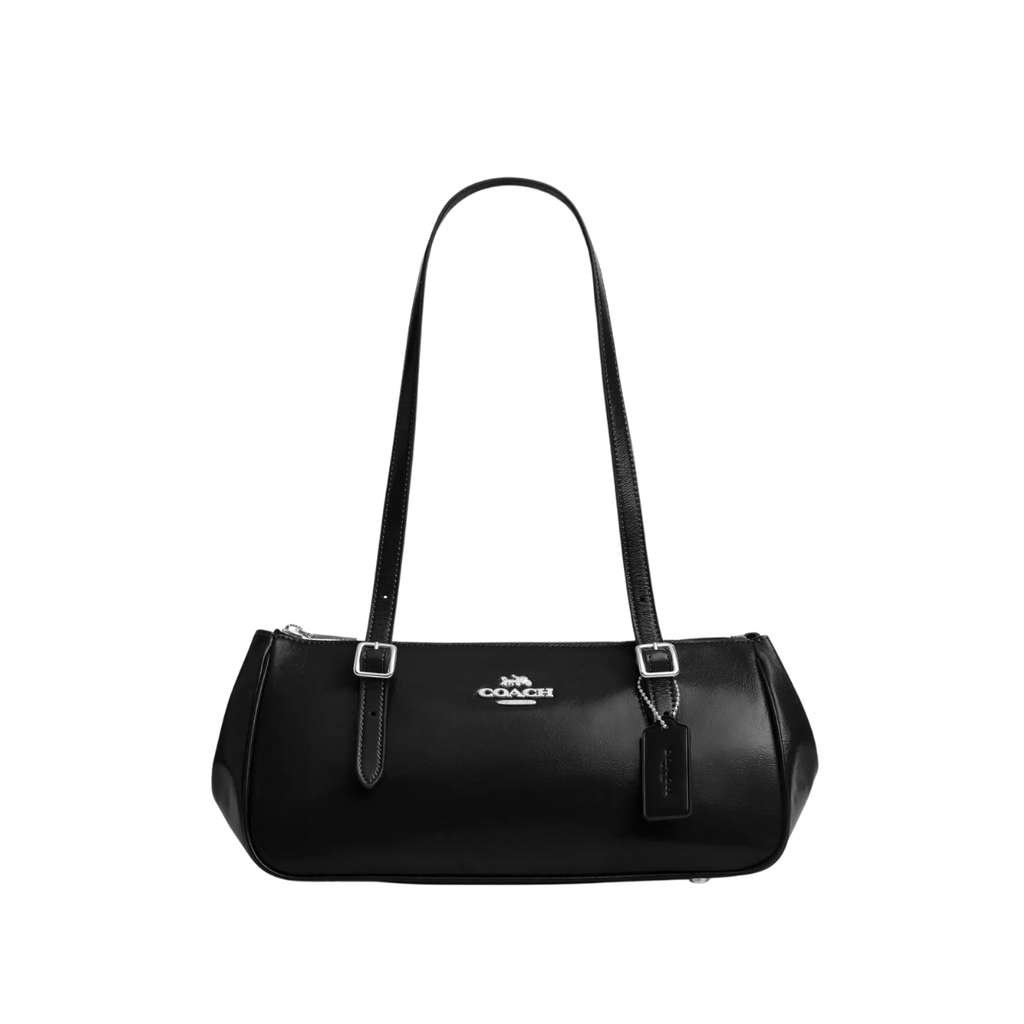 Coach Asher Shoulder Bag Silver Black