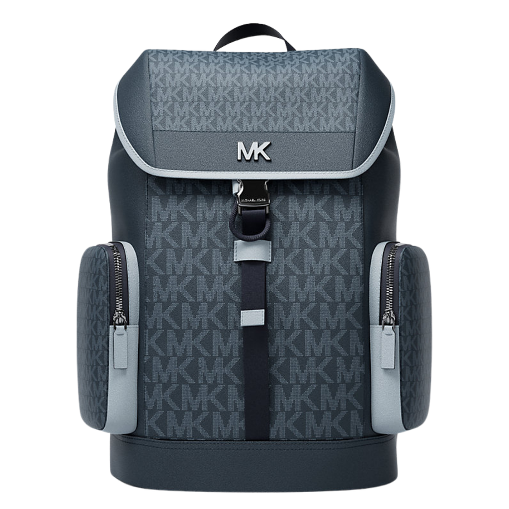 Michael Kors Cooper Medium Signature Logo City Backpack Admirl Multi