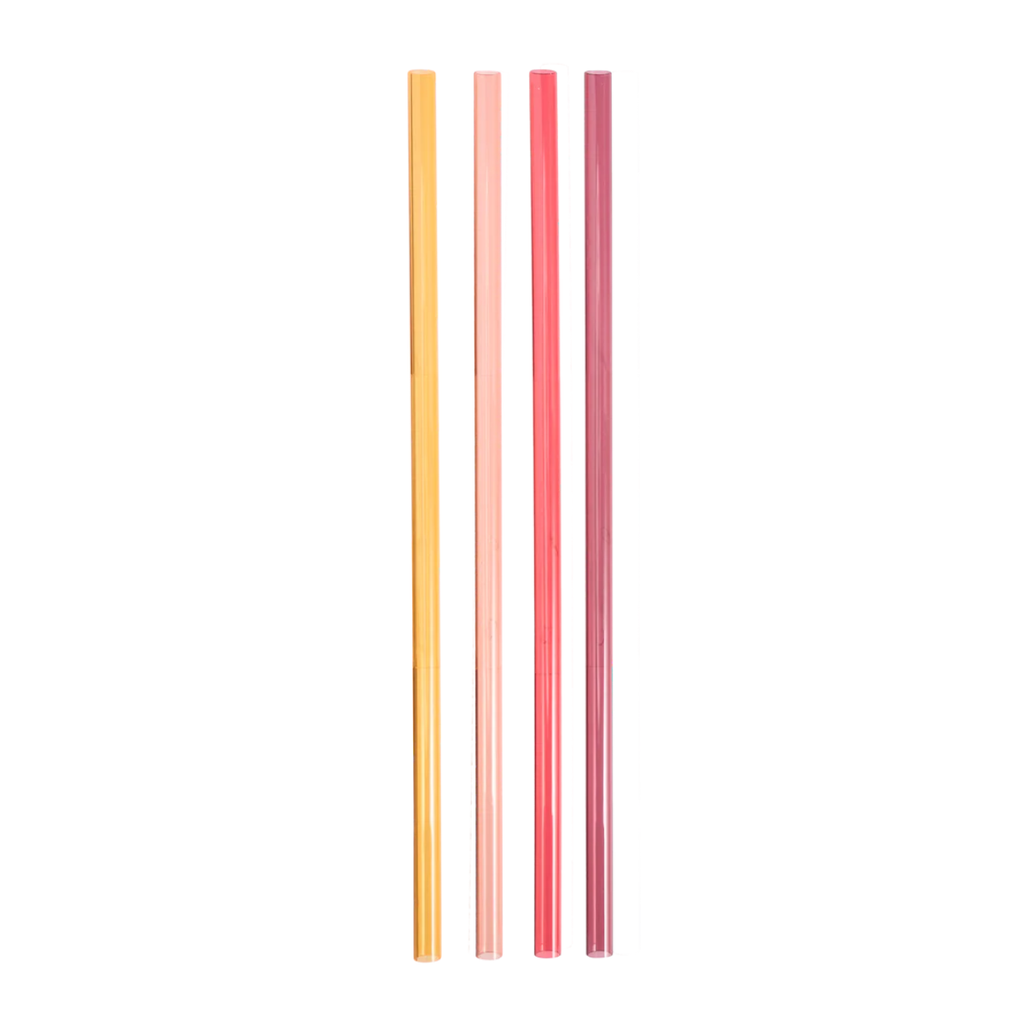 Stanley Adventure Quencher Travel Tumbler Straws | 30 OZ | 4-Pack Red Orange