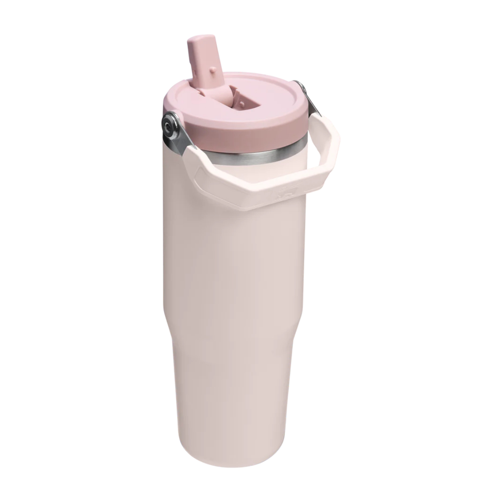 Stanley The IceFlow Flip Straw Tumbler | 30 OZ Rose Quartz