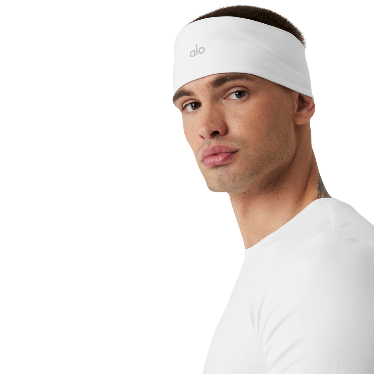 Alo Yoga Performance Conquer Headband White
