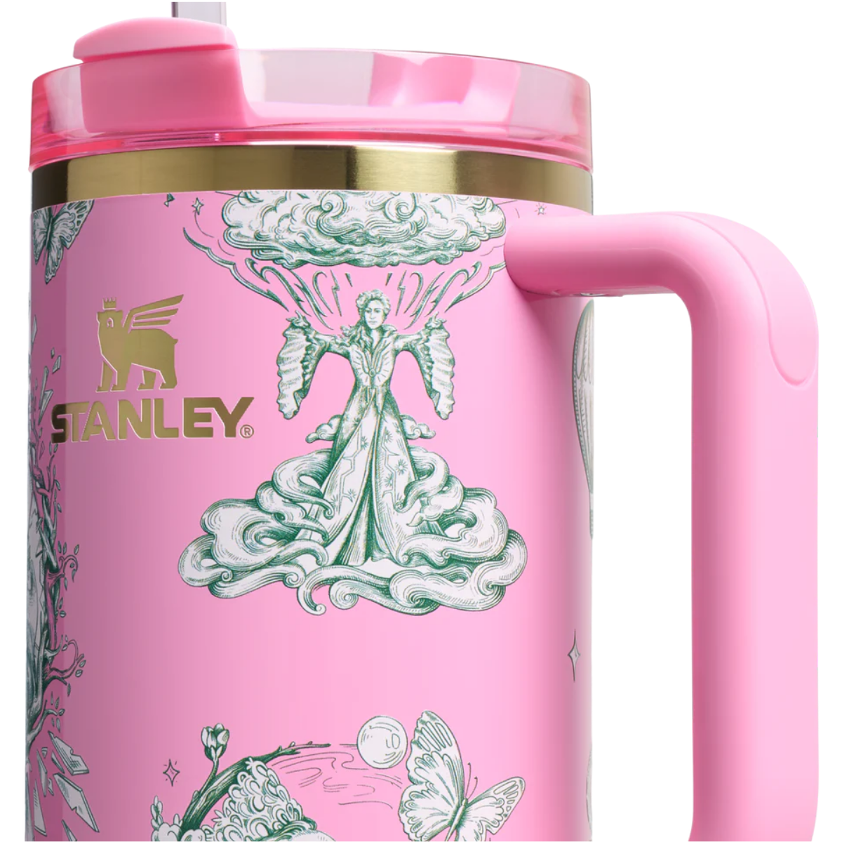 Stanley x The Wicked for Good Quencher H2.0 FlowState Tumbler | 40 OZ Ozian Reprise