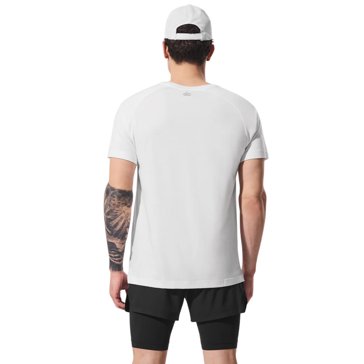 Alo Yoga Triumph Raglan Tee White