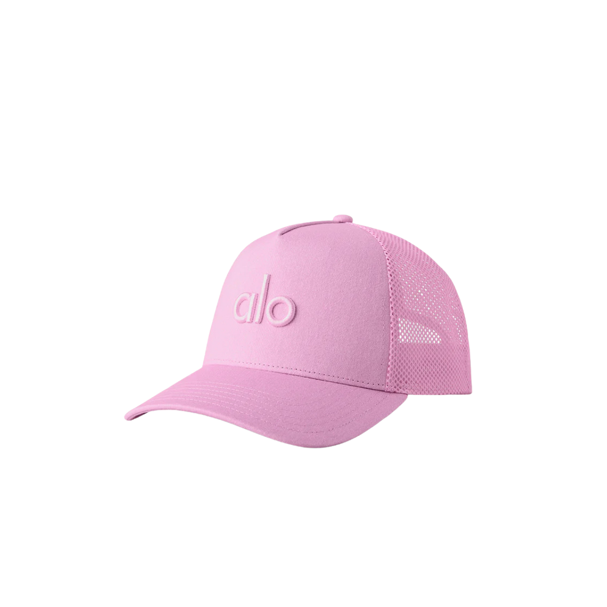 Alo Yoga District Trucker Hat Candy Heart Pink