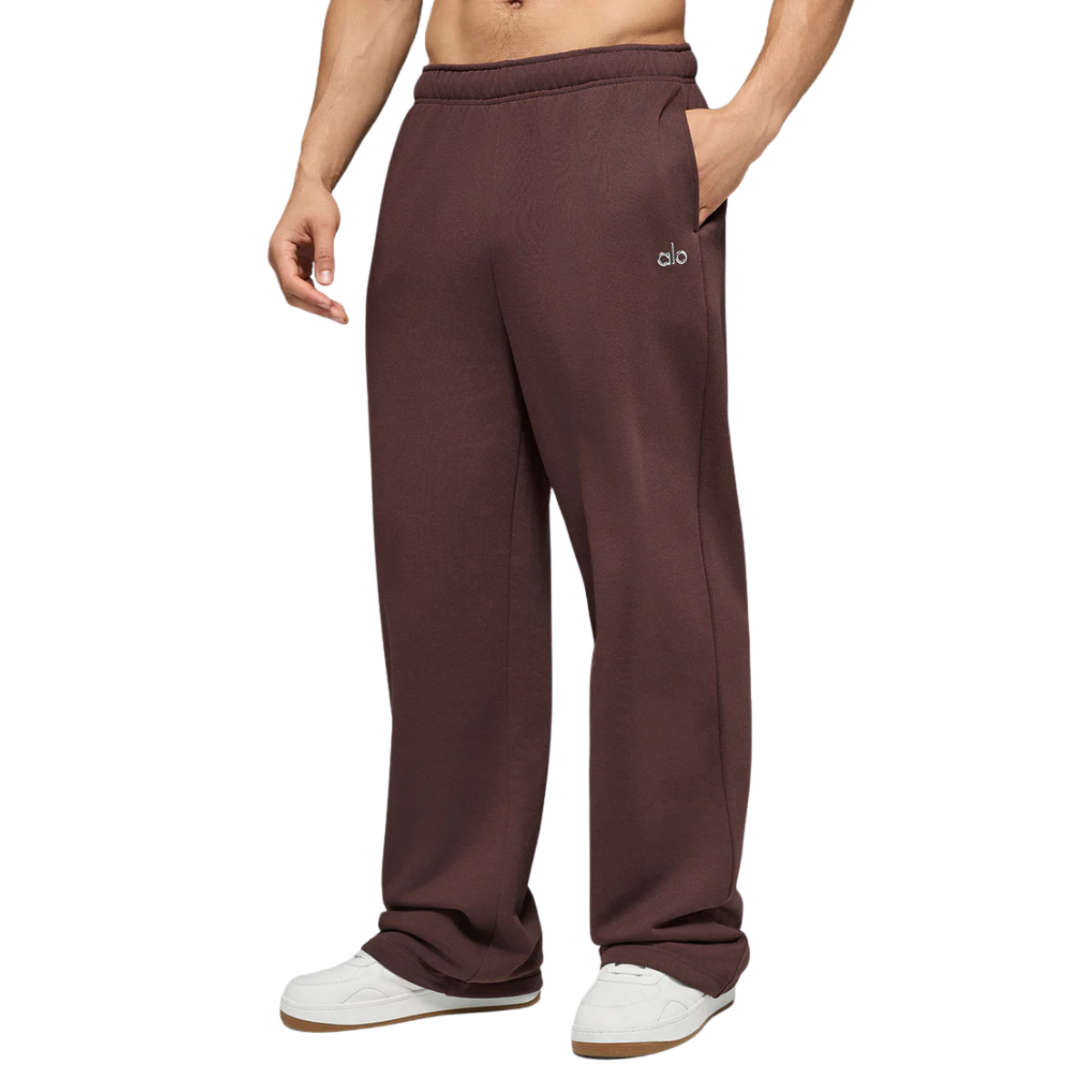 Alo Yoga Accolade Straight Leg Sweatpant Brownstone