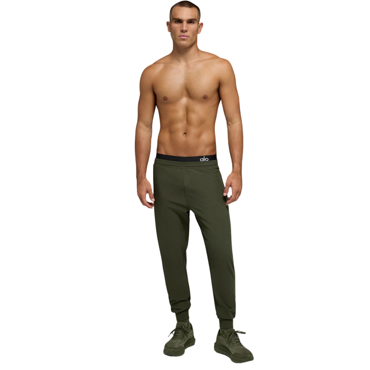 Alo Yoga Conquer Max Performance Jogger Green Olive