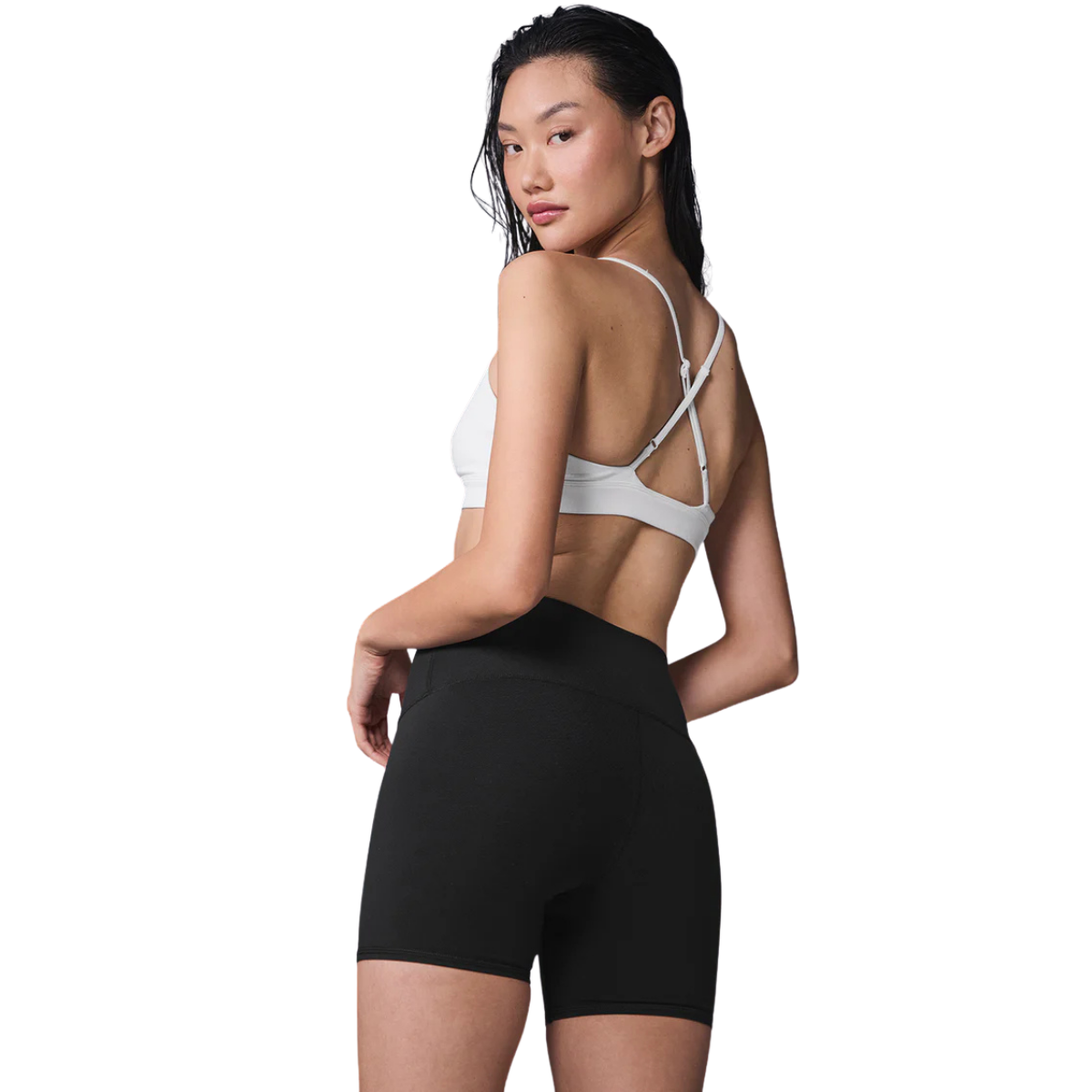 Alo Yoga Women's Splendor Bra White Black