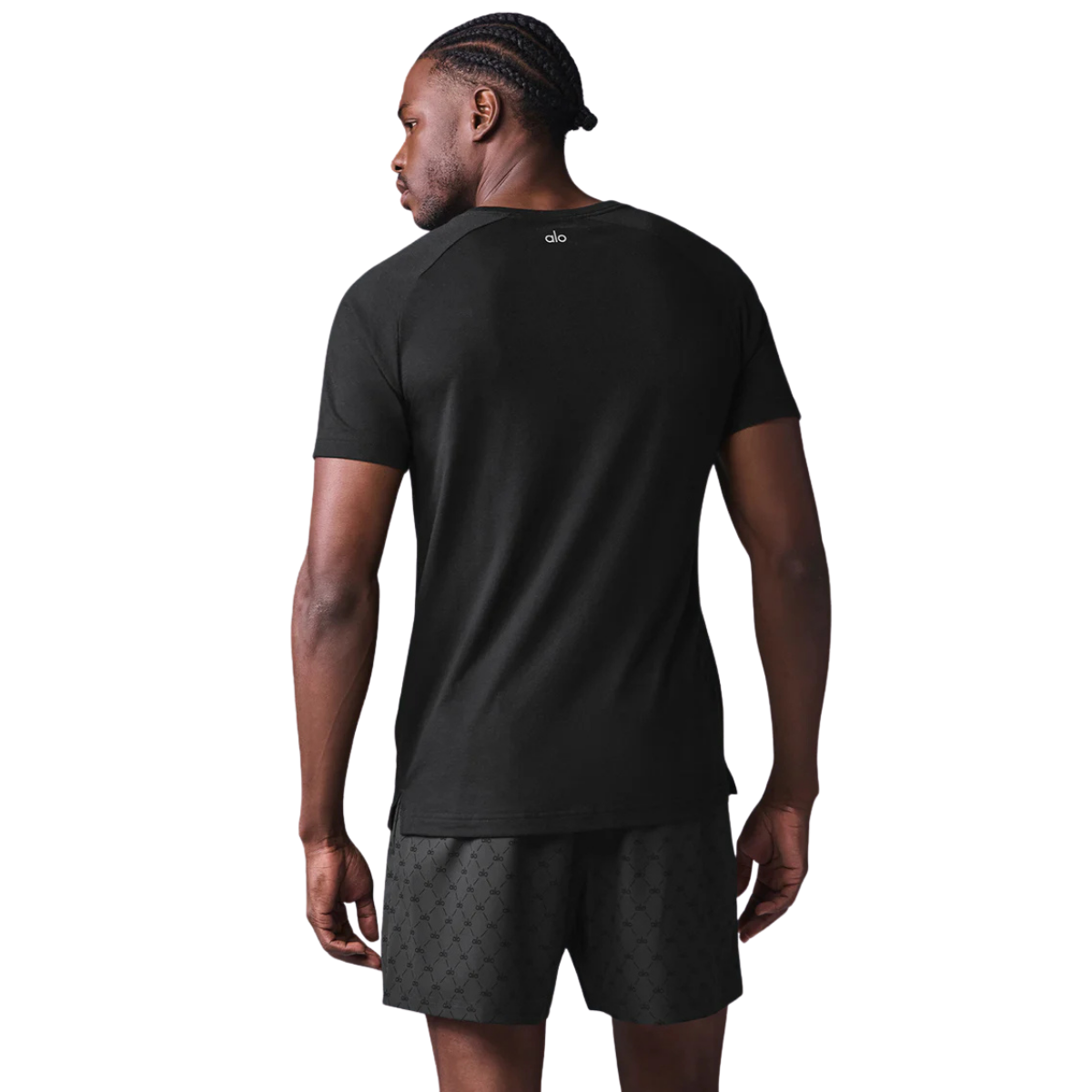 Alo Yoga Triumph Raglan Tee Black