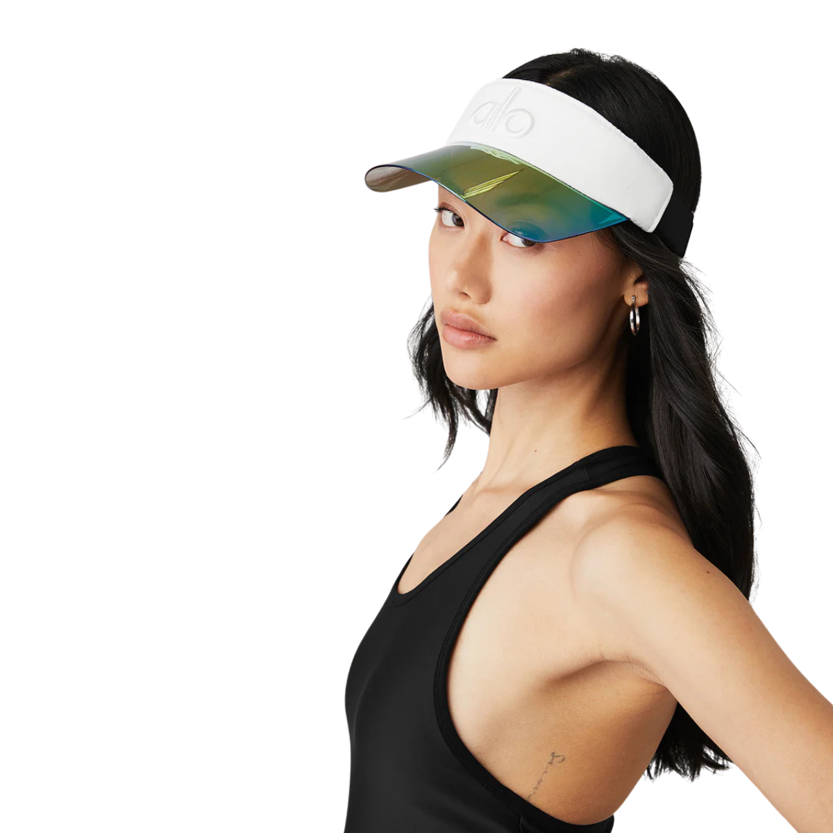 Alo Yoga Airlift Solar Visor White