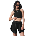 Alo Yoga Women's Aspire Tank Black White