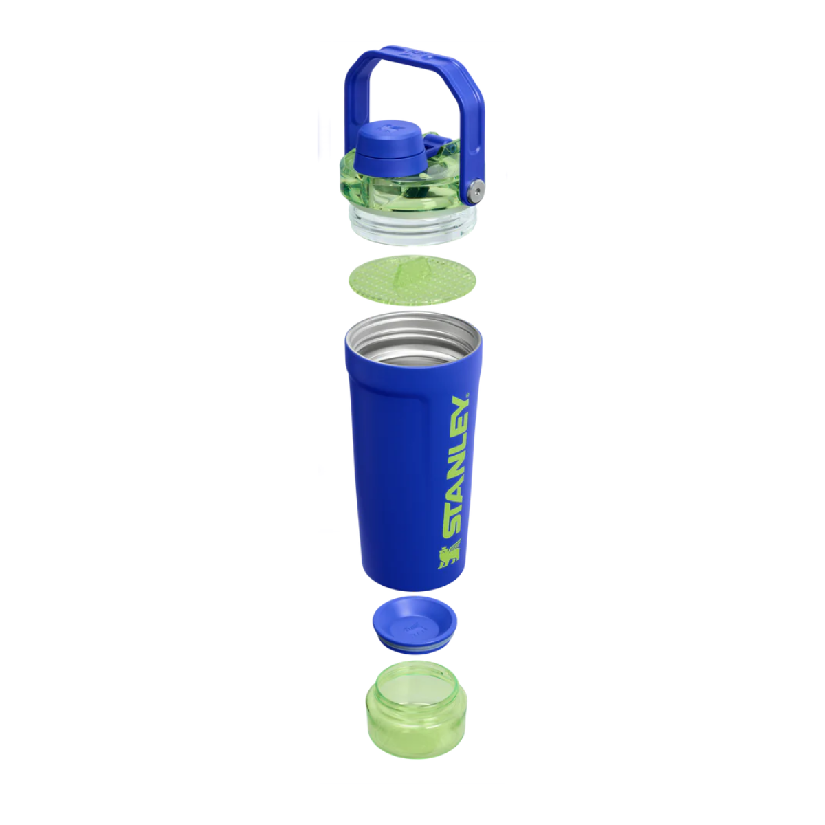 Stanley The Activate Shaker 20 OZ Cobalt Chartreuse