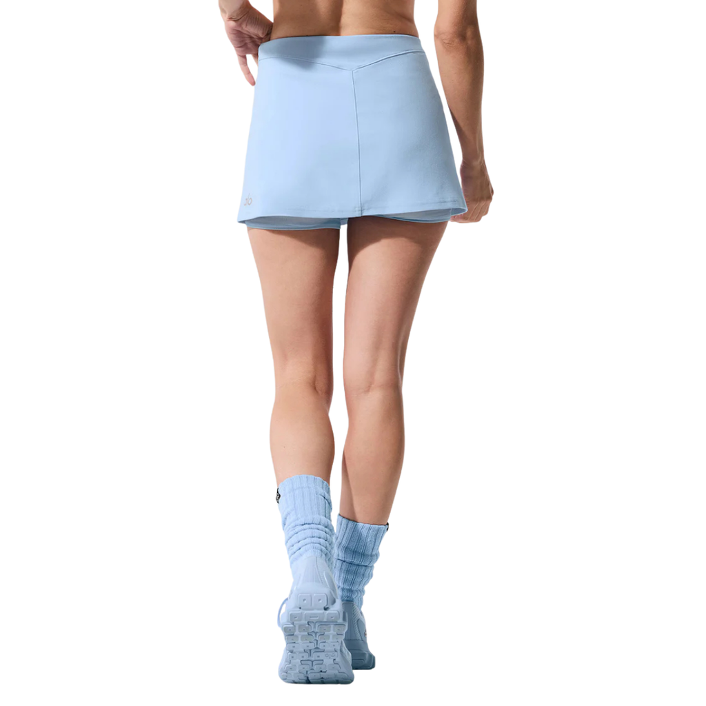 Alo Yoga Women's Alosoft Serve It Up Skirt Seashell Blue