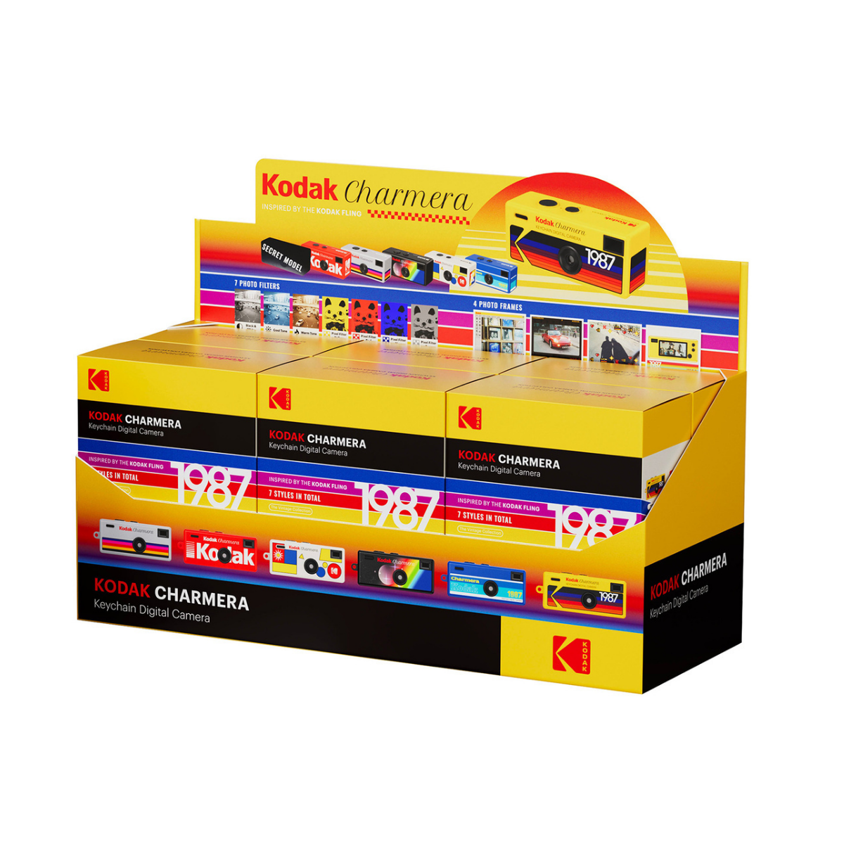 Kodak CHARMERA Digital Camera Keychain Pack of 6 Blind Box