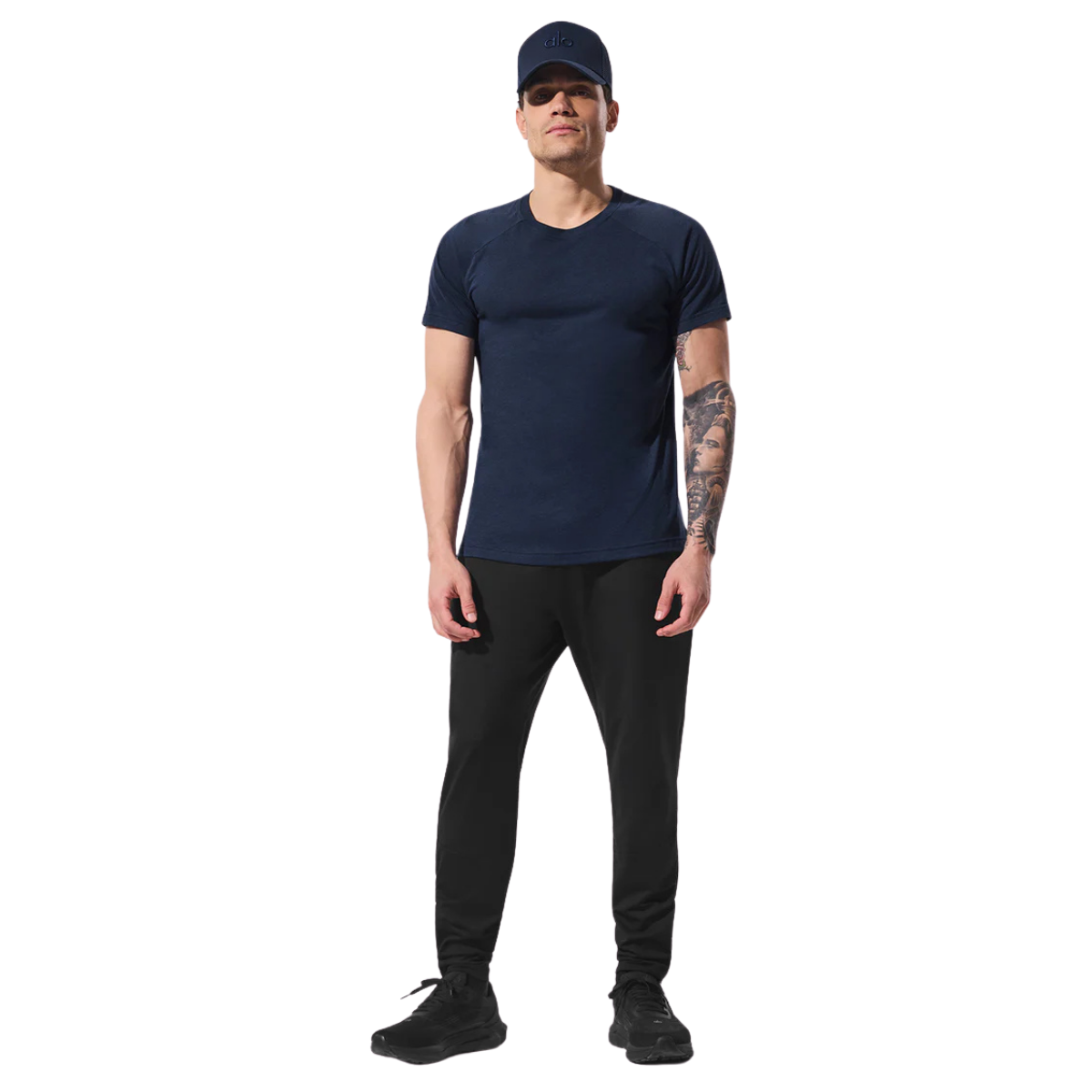 Alo Yoga Triumph Raglan Tee Navy