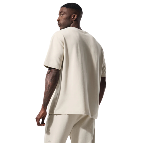Alo Yoga Double Take Short Sleeve Bone