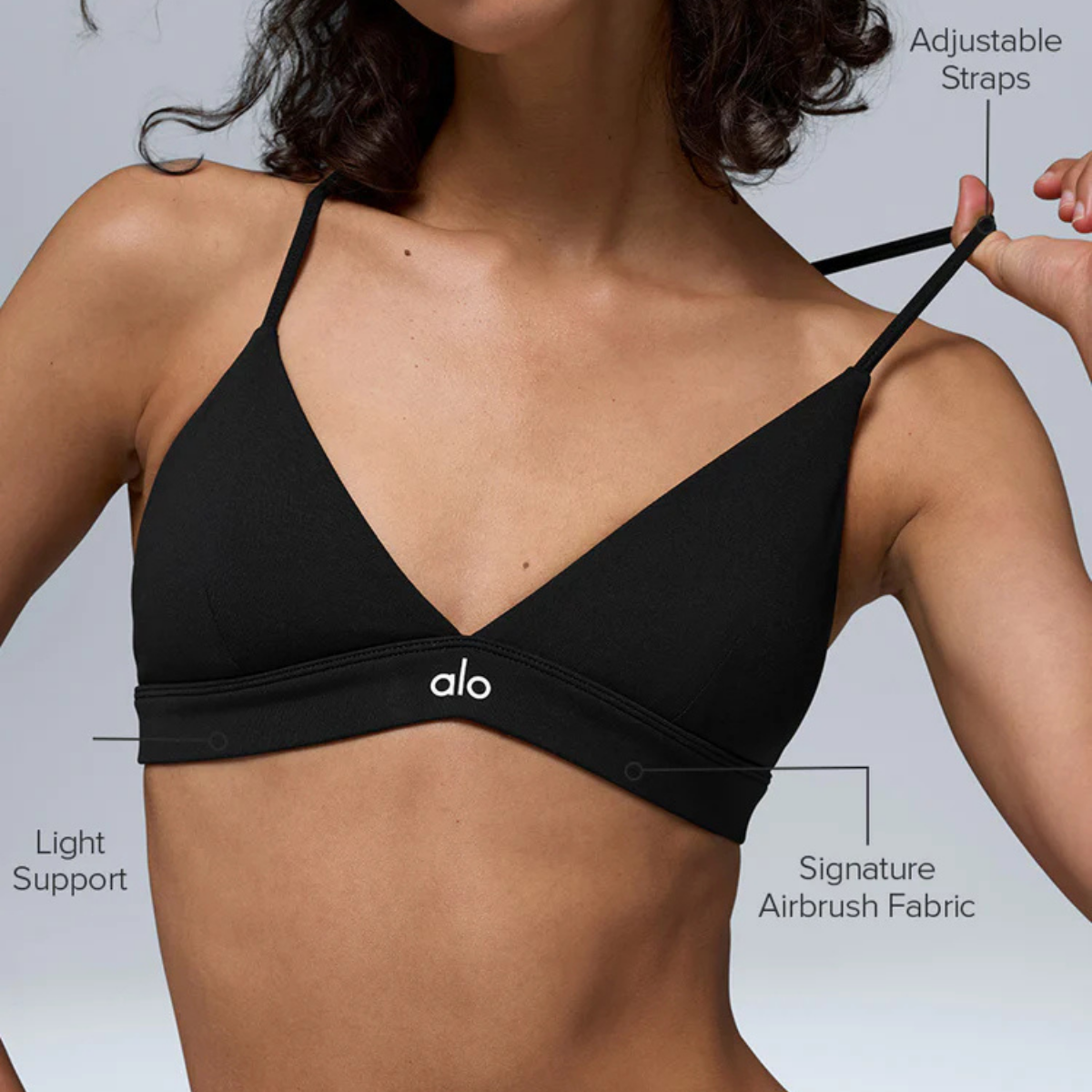 Alo Yoga Women's Splendor Bra Black