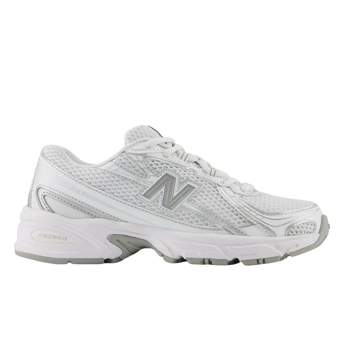 New Balance 740 White Silver Metallic GS