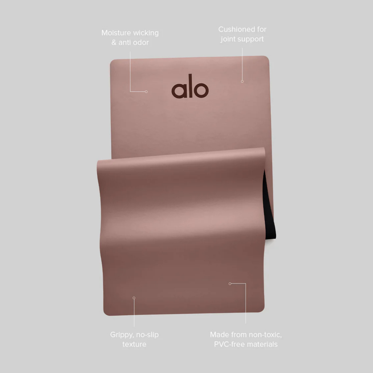 Alo Yoga Warrior Mat Smoky Quartz