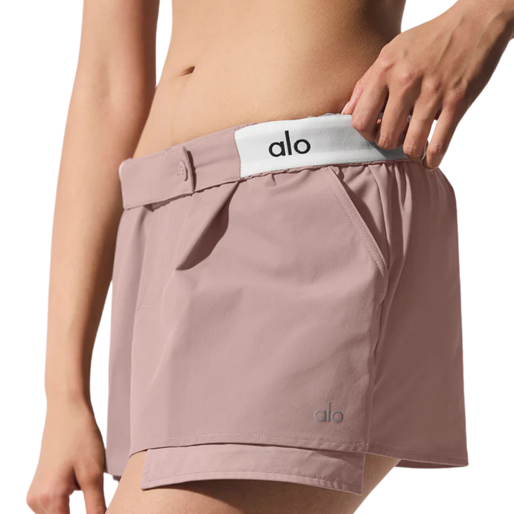 Alo Yoga Flip It Mini Skort Taupe