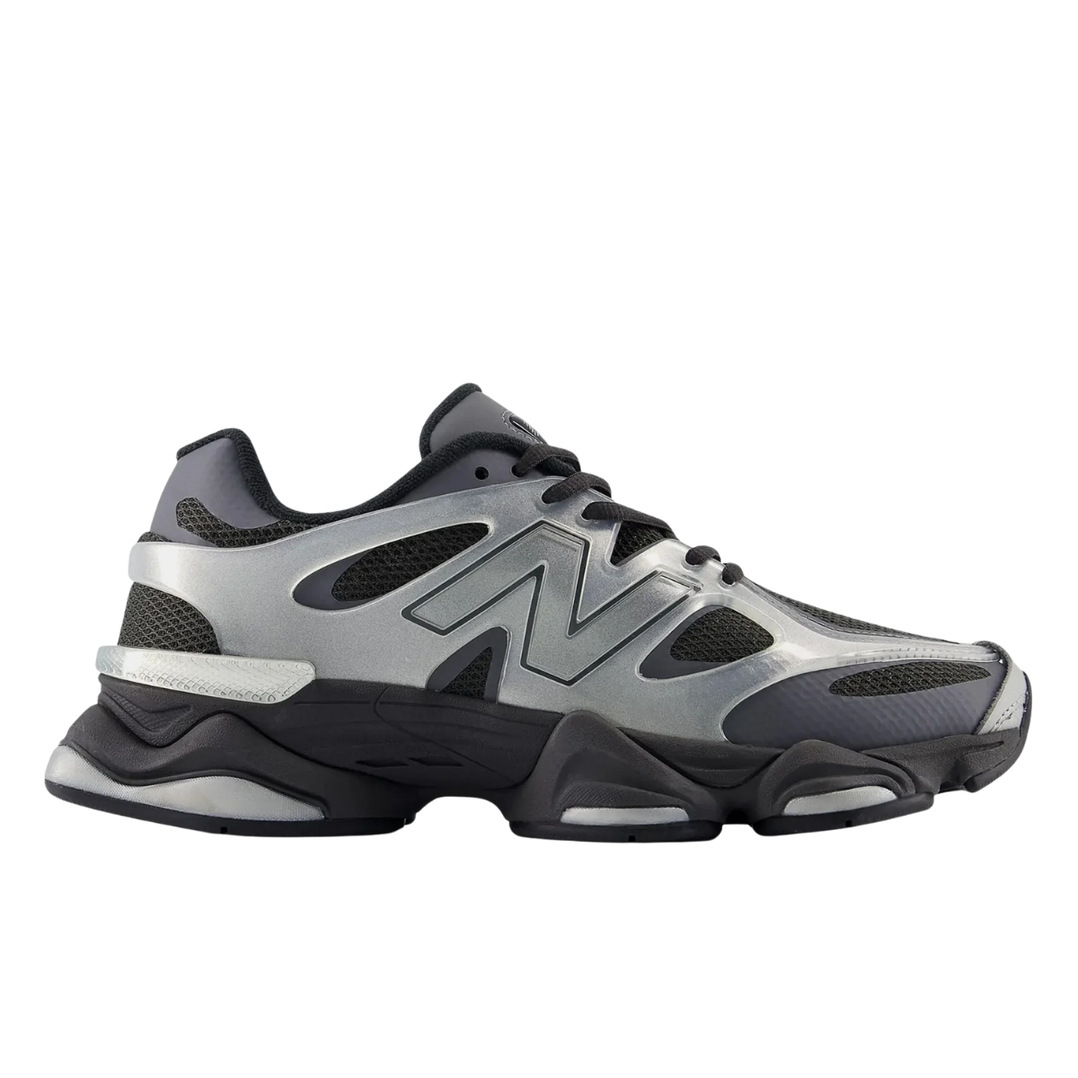 New Balance 9060 X Silver Metallic Black Cement