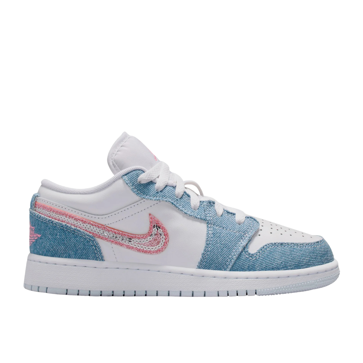 Jordan 1 Low SE Denim Sequin GS