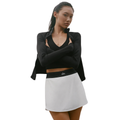 Alo Yoga Women's Match Point Tennis Skirt White