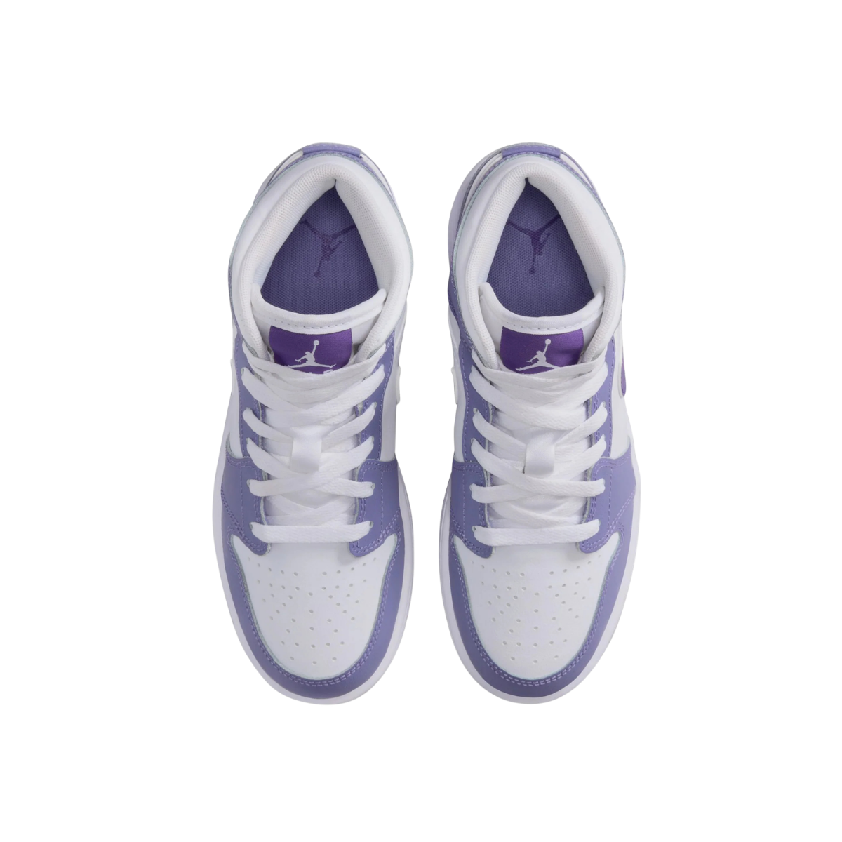 Jordan 1 Mid Dusty Amethyst White Court Purple GS