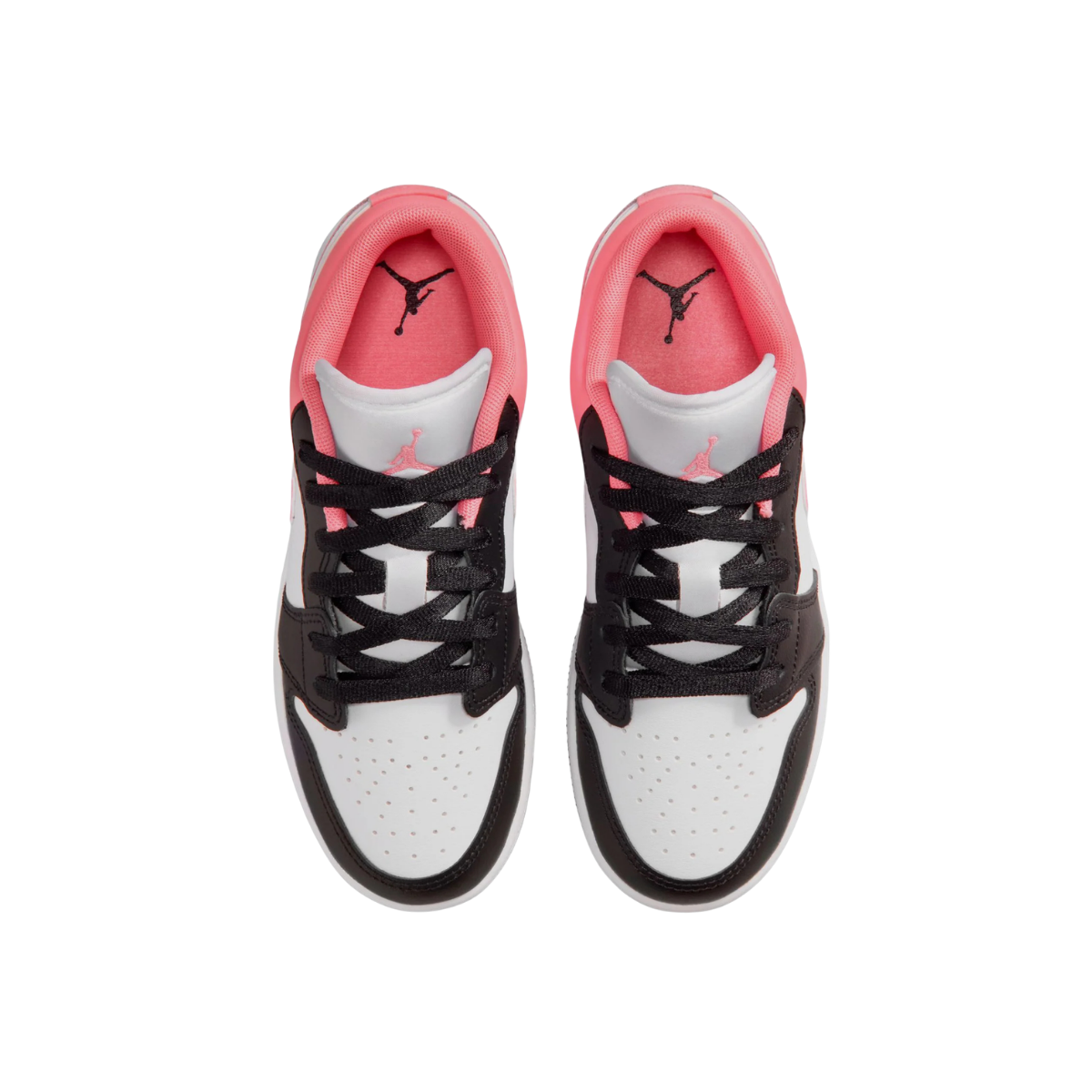 Jordan 1 Low Black Pink Gaze GS