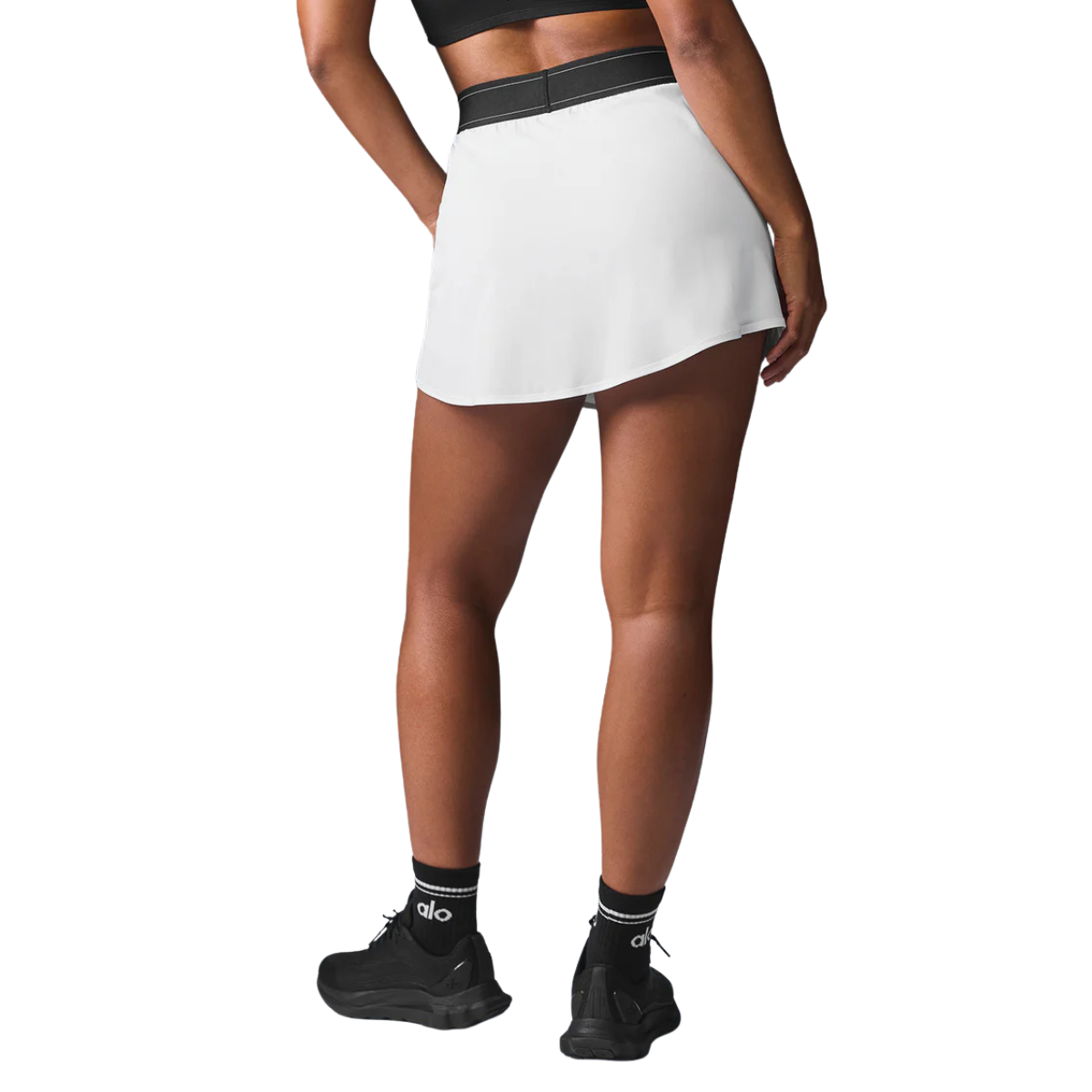 Alo Yoga Women's Match Point Tennis Skirt White