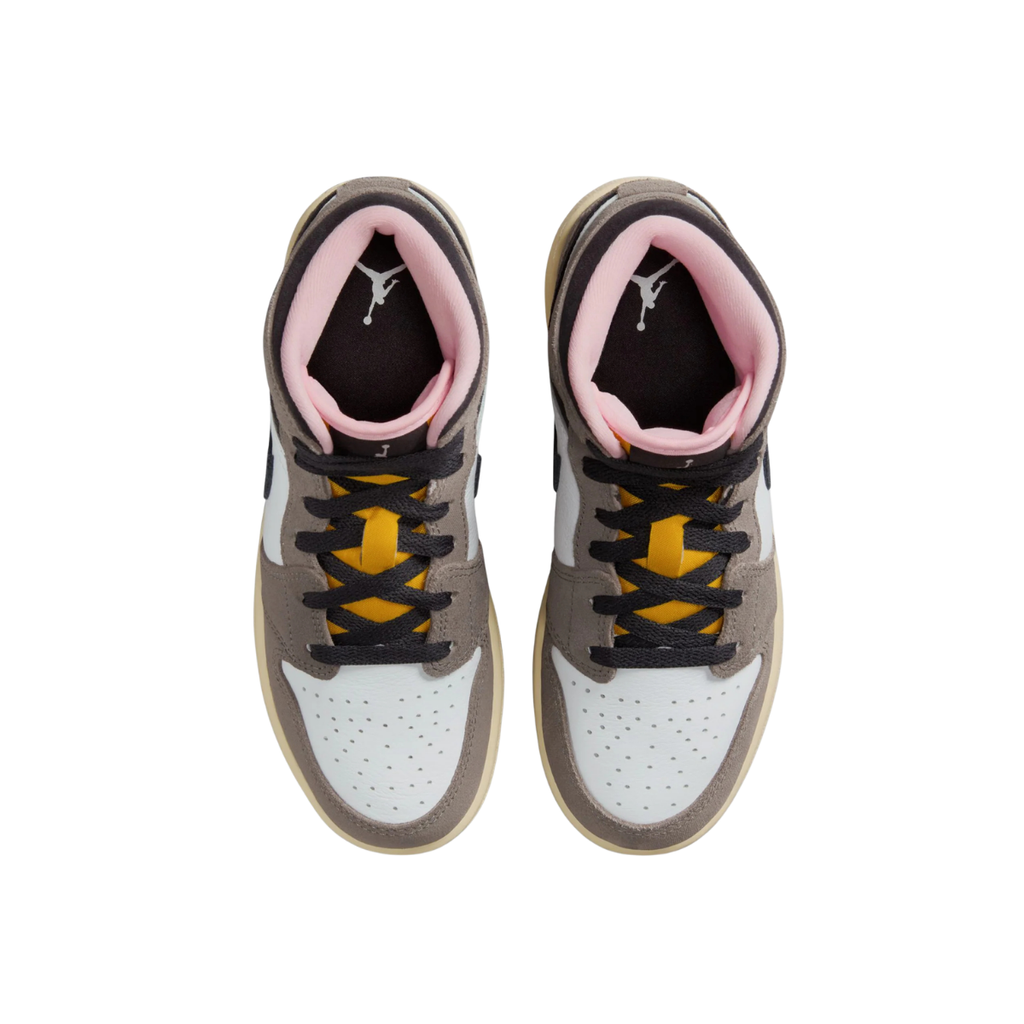 Jordan 1 Mid SE White Cave Stone GS
