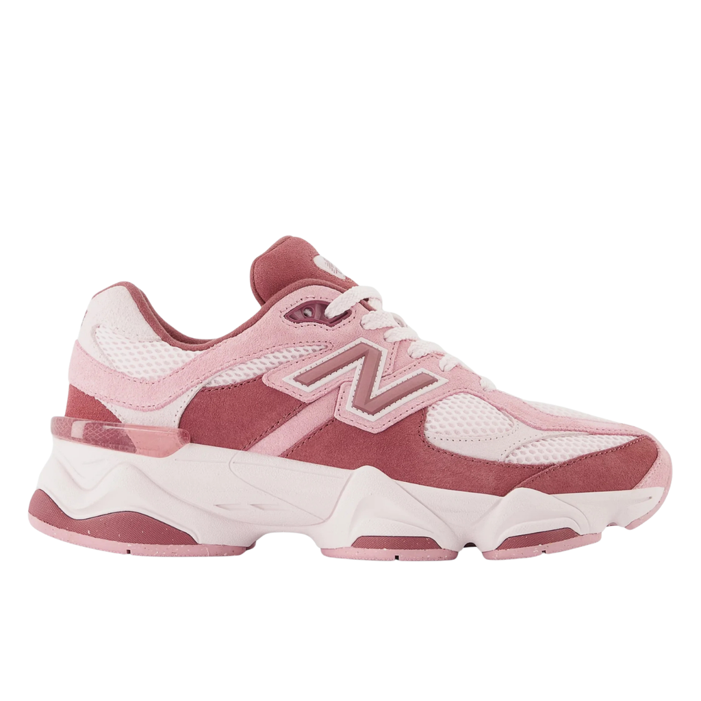 New Balance 9060 Pink Granite Washed Burgundy GS
