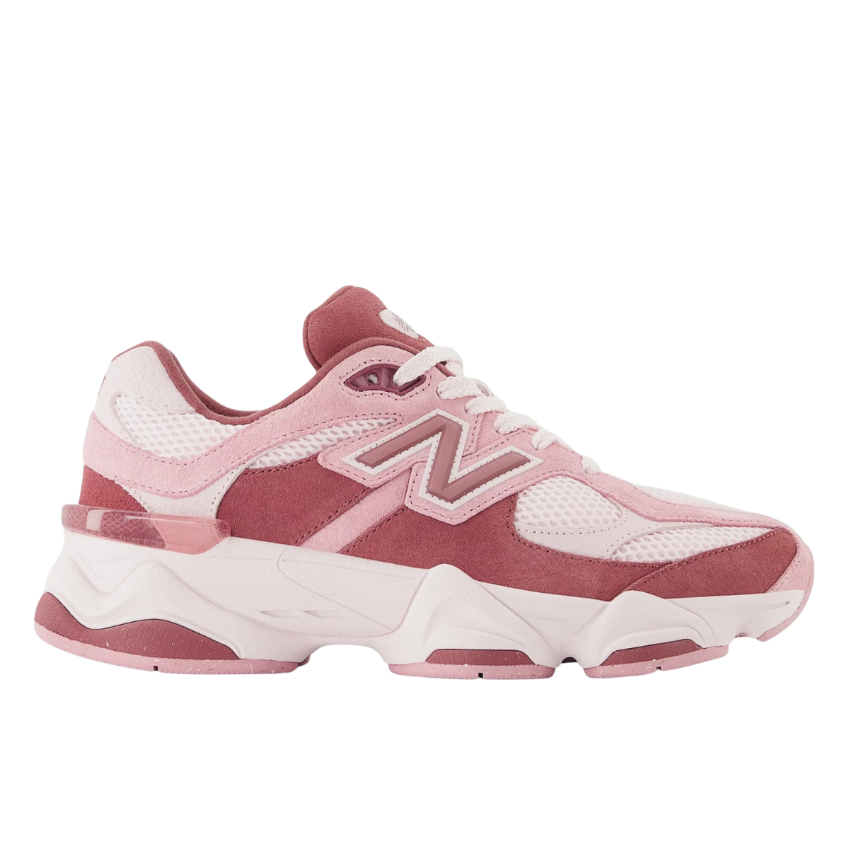 New Balance 9060 Pink Granite Washed Burgundy GS