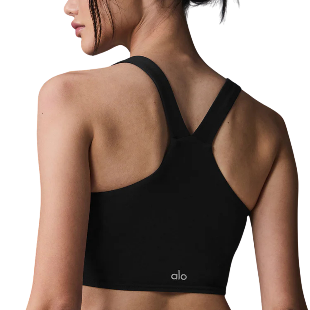 Alo Yoga Women's Airbrush Real Bra Tank Black