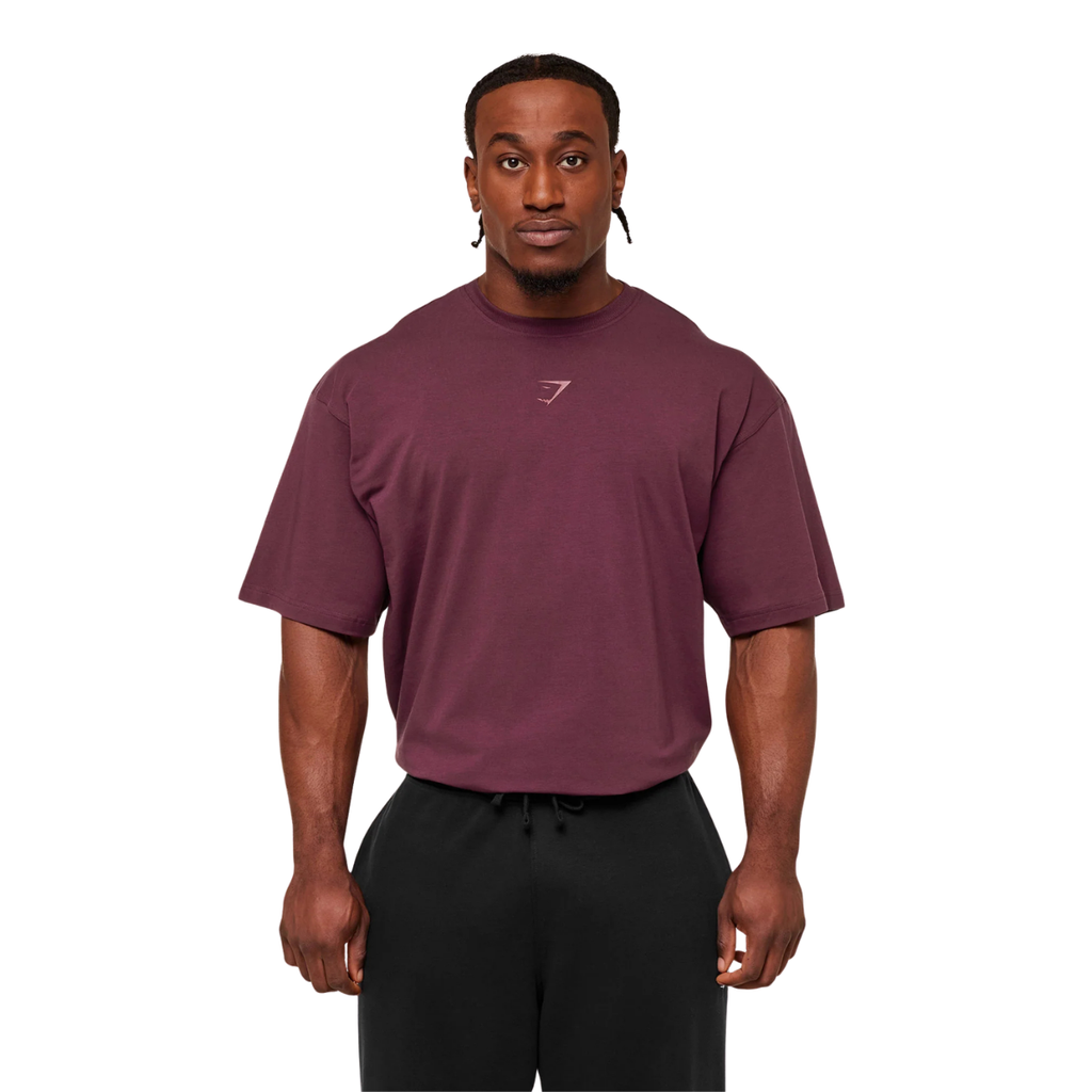 Gymshark Power T-Shirt GS Impact Burgundy