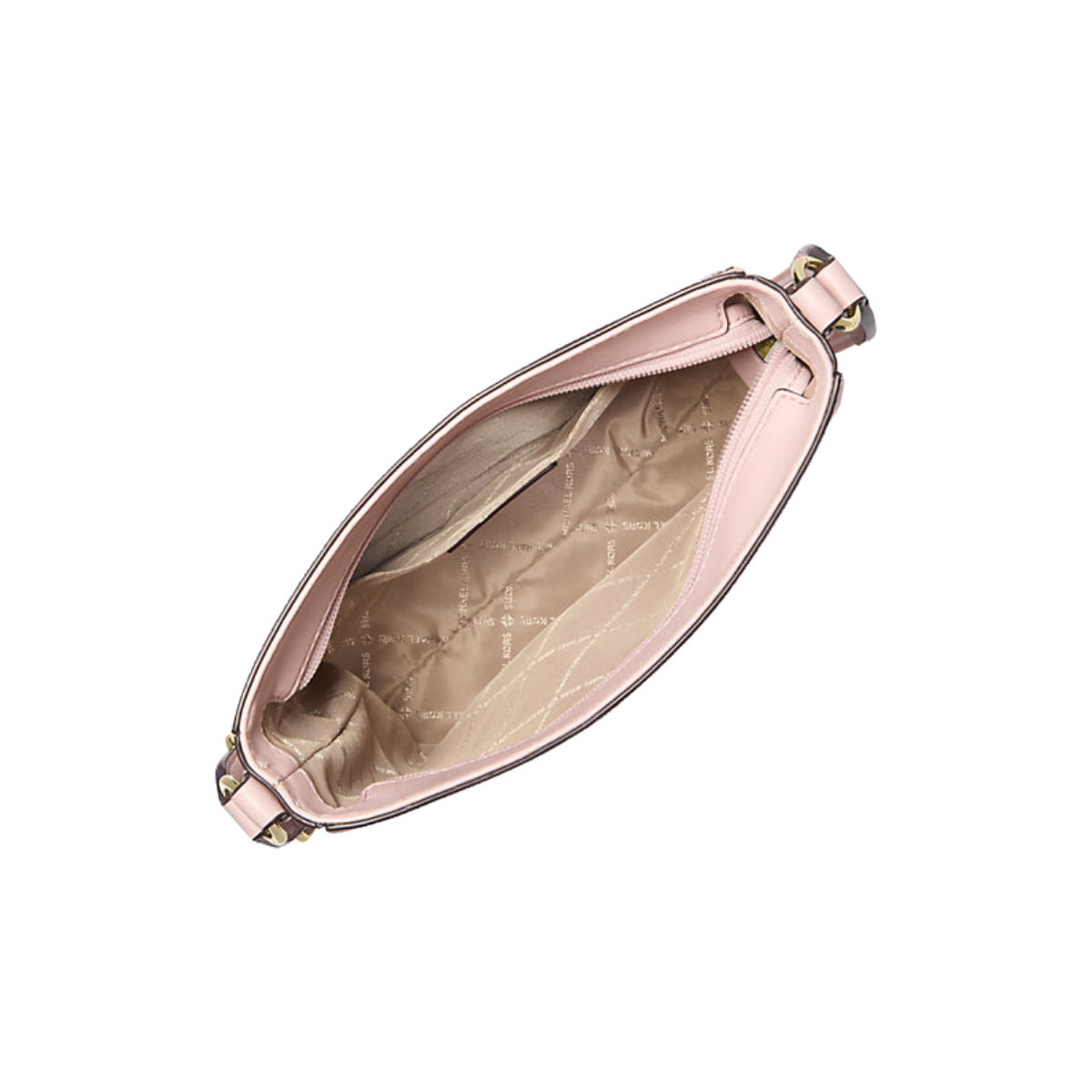 Michael Kors Jet Set Small Signature Logo Crossbody Bag Powder Blush