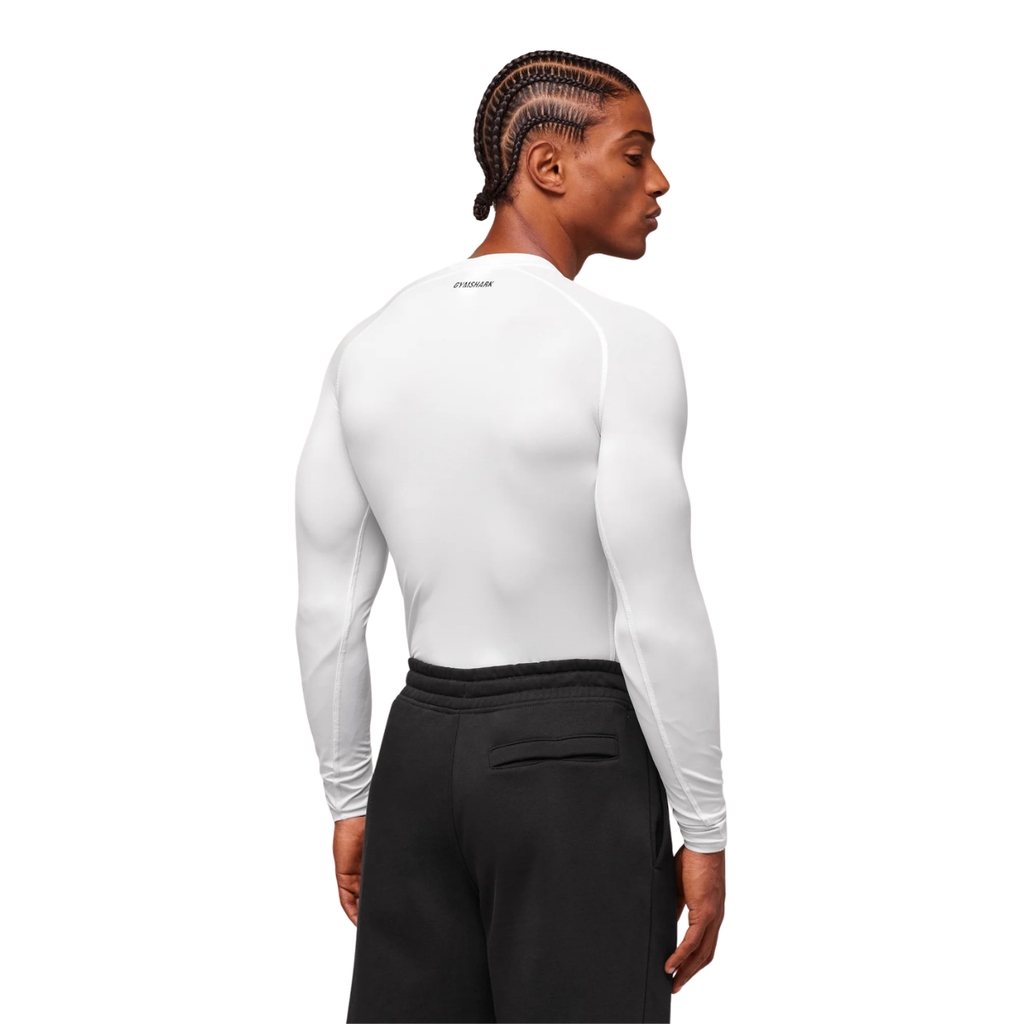 Gymshark Element Baselayer Long Sleeve T-Shirt White