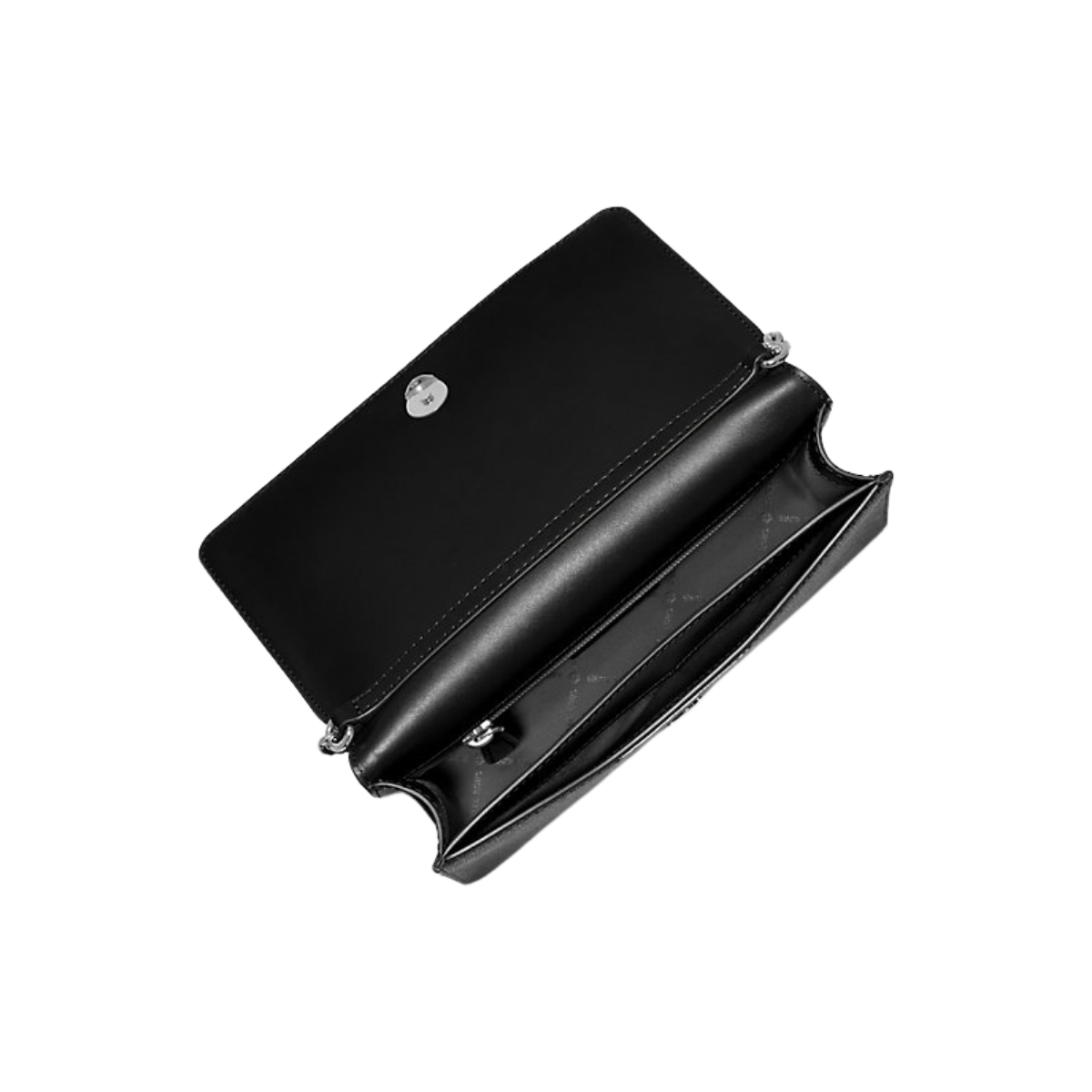 Michael Kors Jet Set Medium Signature Logo Crossbody Bag Black