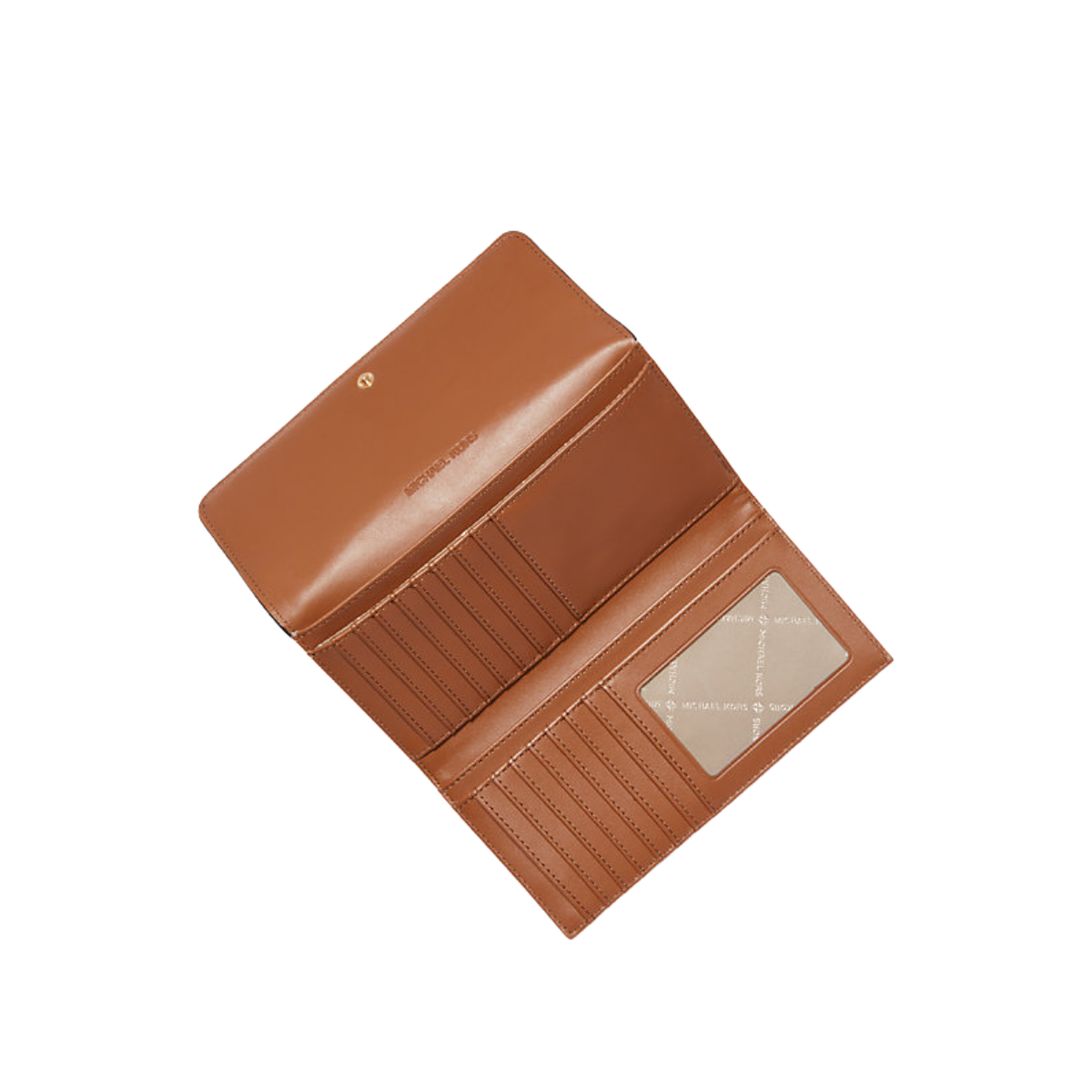 Michael Kors Jet Set Large Logo Trifold Wallet Vanilla