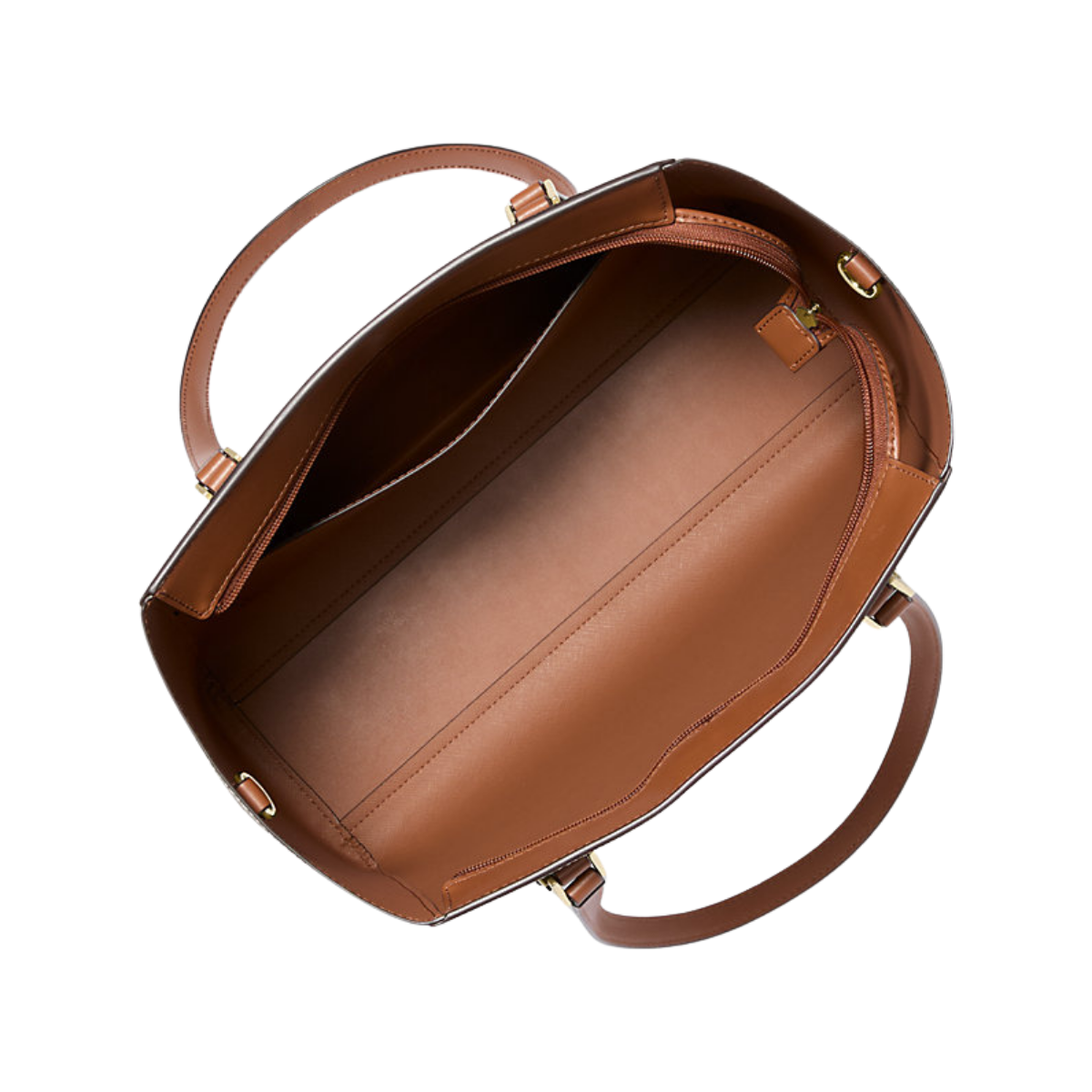 Michael Kors Charlotte Large 3-in-1 Signature Logo Tote Bag Brown