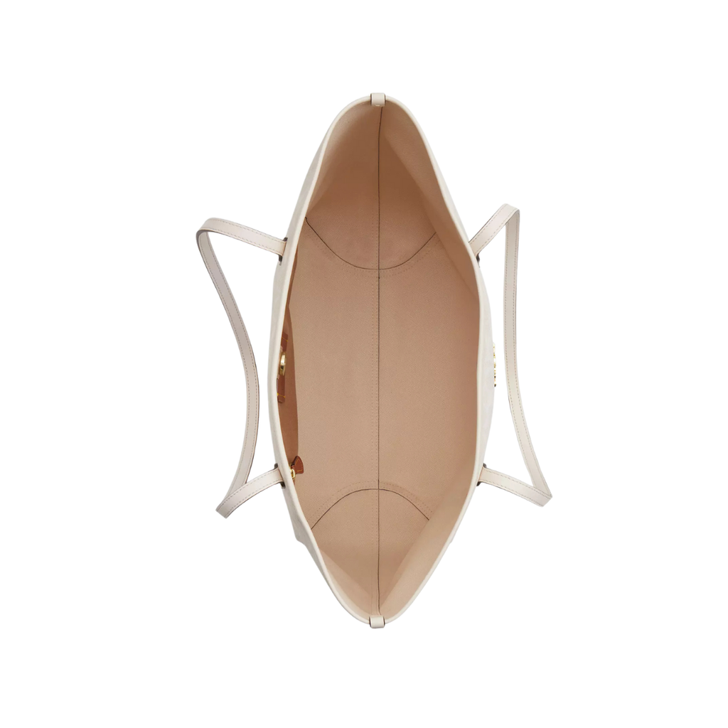 Coach City Tote Bag In Signature Canvas Gold White Chalk