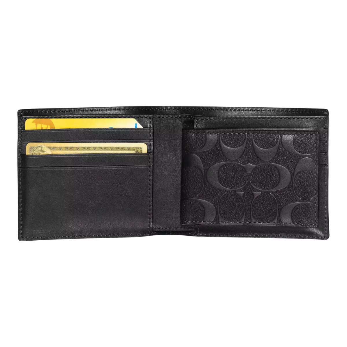 Coach 3-In-1 Wallet In Signature Leather Black
