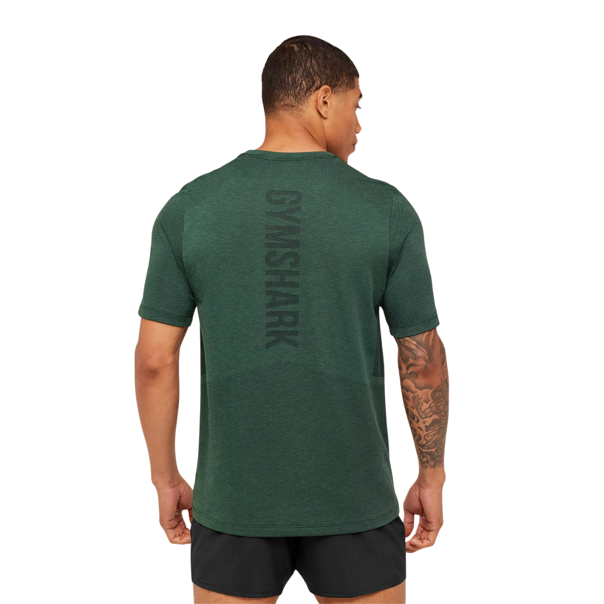 Gymshark Lightweight Seamless T-Shirt GS Victory Green Marl